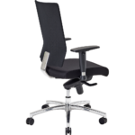 Fauteuil bureau Hans noir