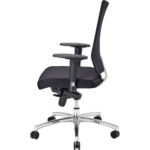 Fauteuil bureau Hans noir