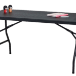 Table light 153 x 76 noir