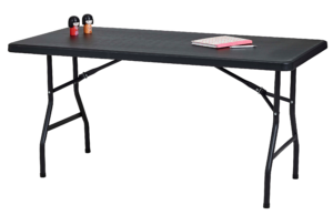 Table light 153 x 76 noir