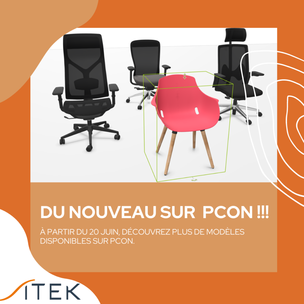 Chaise de bureau ergonomique - Confort - 7770 - Sitek